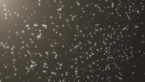 Particules brillantes avec spot