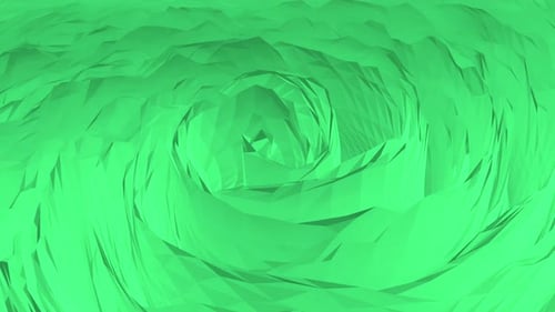 Laço em espiral de vidro brilhante