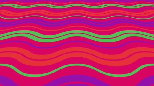 Surreal Retro Neon Lines Wave: 80s-90s Psychedelic Pulsing Chaos Loop for Intros and Gaming
