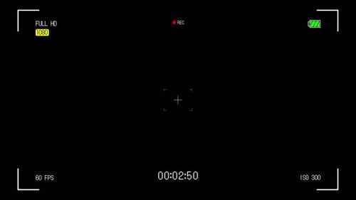 Recording Frame Camcorder Effect