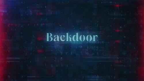 Backdoor Word Related To Errors And Hacking Incidents In The Context Of Cybersecurity And Technology