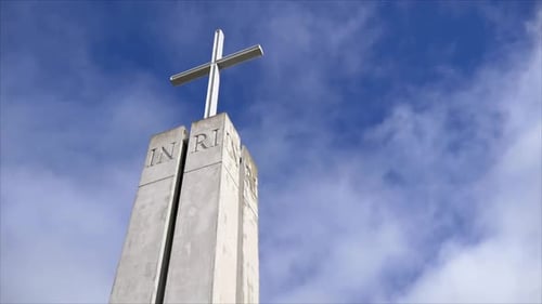 shot of religious Christian or catholic chapel and altar for worshippers