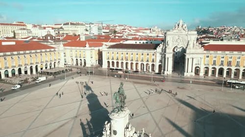 Praça do Comércio in Lissabon, Portugal