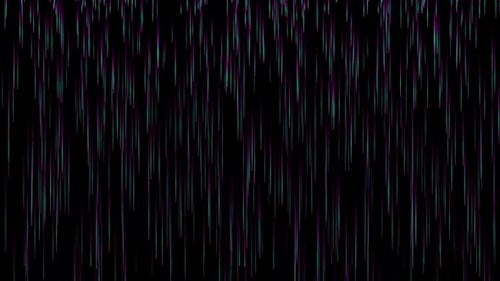 Digital Particles Rain Background Loop V2