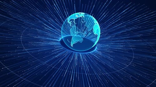 Network Connection Earth AI Research Artificial Intelligence Digital Technology Connection Internet