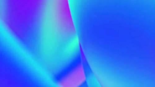Vibrant Abstract Fluid Gradient Neon Motion Background