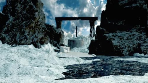 Phone 15 green screen animation with mountain background