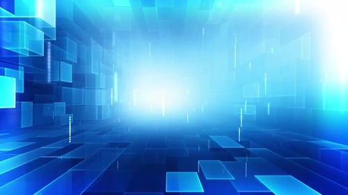 Blue Corporate Background Loop