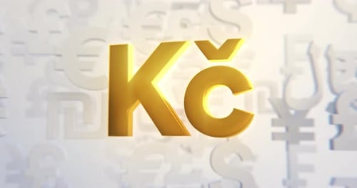 Couronne tchèque - Boucle de devises - 4K