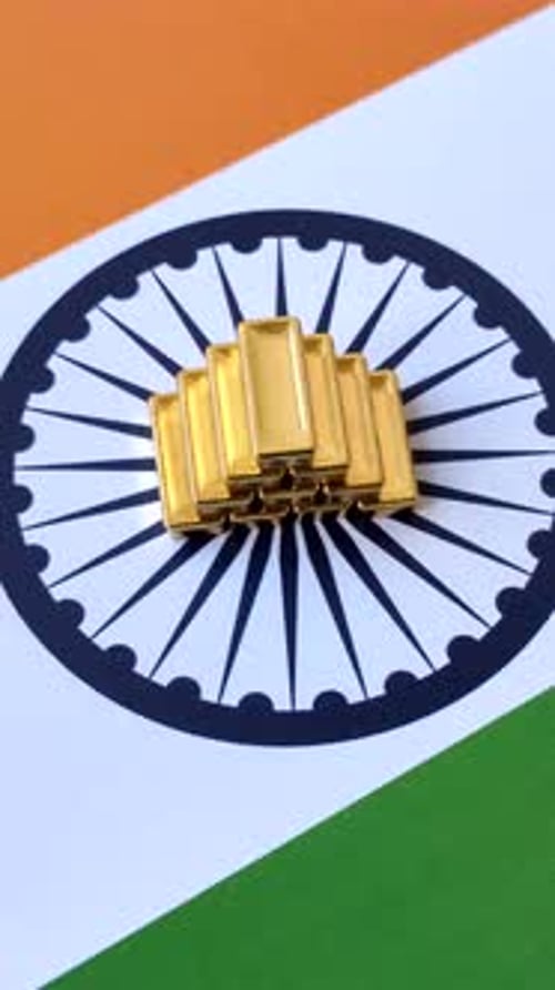 Gold bars or ingots as a tool for balance, financial investment, and savings. Gold bars