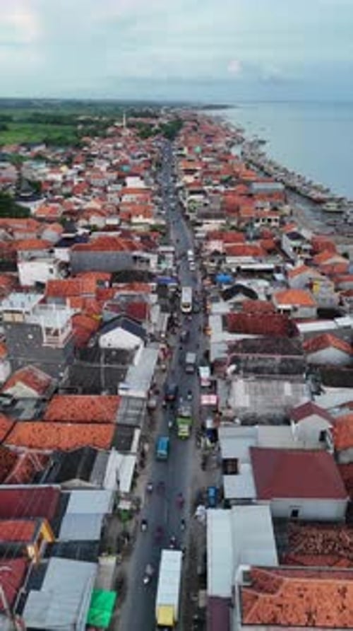 Downtown District in Sampang Madura Island