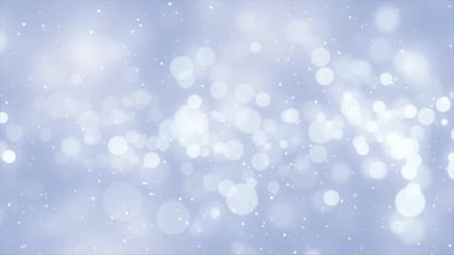 White Particle Bokeh Lights Background Loop V6
