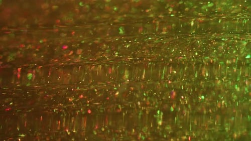 Abstract Gold Glitter Sparkle Background with Bokeh Effect