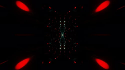 Radiant and Captivating Visuals of a Dynamic VJ Loop with Entrancing Neon Backdrop