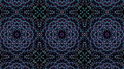 Kaleidoscope VJ loop, kaleidoscope with light HD