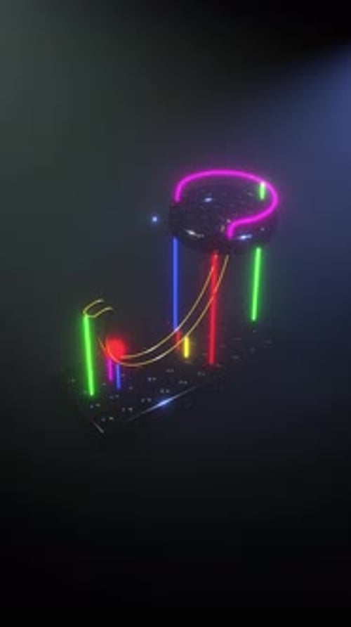 Animación 3D Slide Balls Loop