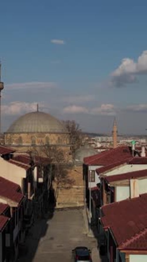 Aerial View Historical Mosque