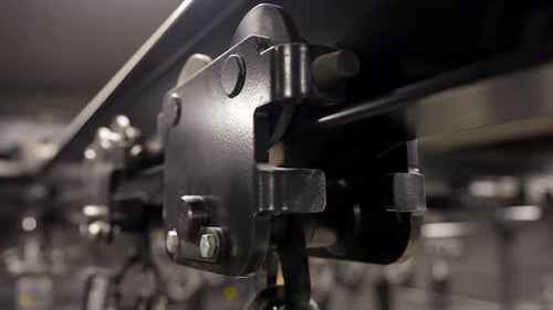 Industrial Chain Hoist Trolley Inside Factory Workplace