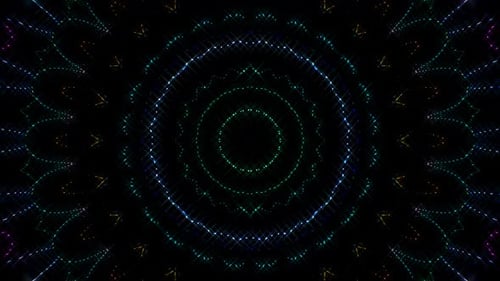 Abstract background moving stripes and flashing with shining light lines Animation with circles