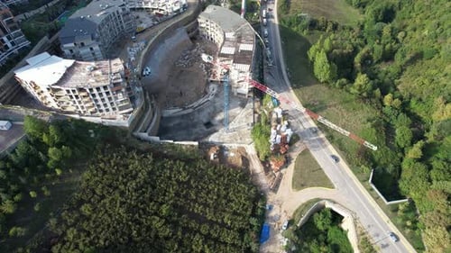 Aerial Building Construction