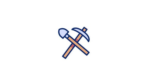 Icono animado de trabajo en curso