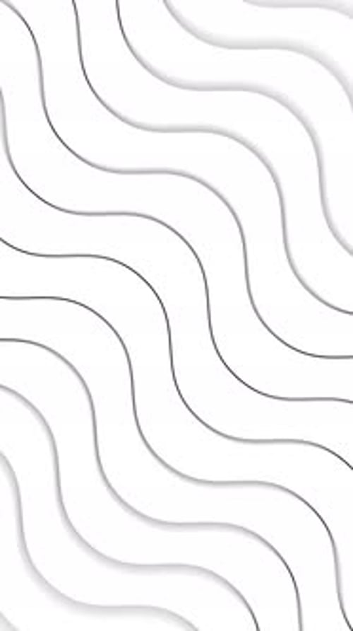 Vertical cyan purple abstract animated wavy lines on smooth background