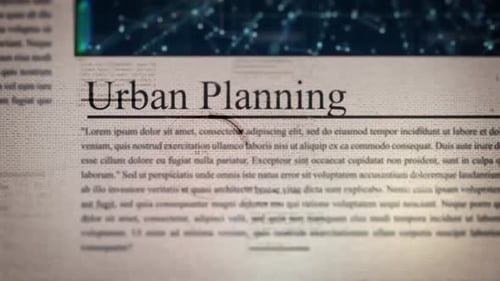 Technology News Headline Reveal with Digital AI Animation