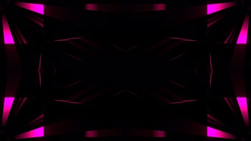 Pink Flashing Striped Symmetrical Kaleidoscope Background Vj Loop In 4K