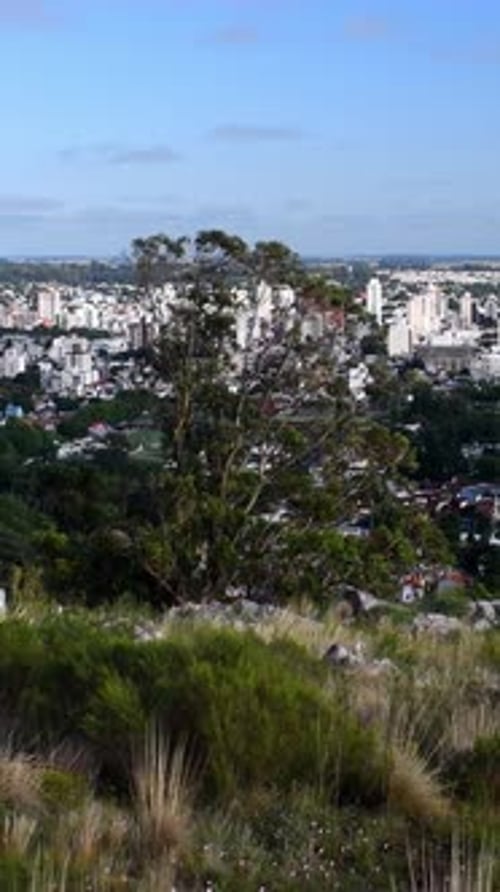 View of the sierra in Tandil, Argentina.