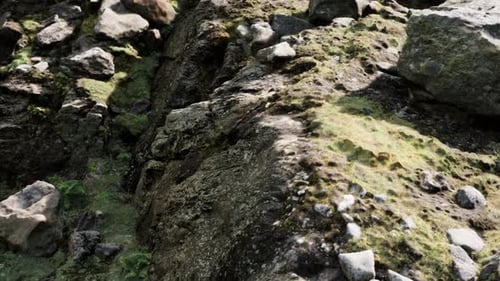 Close Up of Rocky Stones Formation