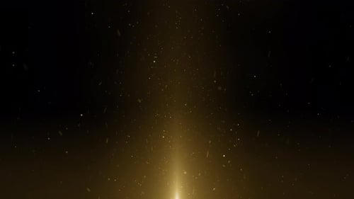 Particules d'or rayonnantes