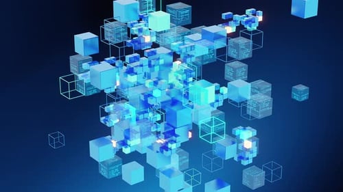 Visualisation abstraite du réseau Big Data Cube