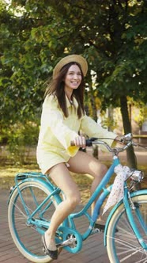 Joyful Bike Ride in the Park
