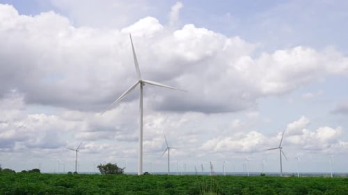 Progressive Idea of Using Wind for Electric Energy By Wind Turbine Farm