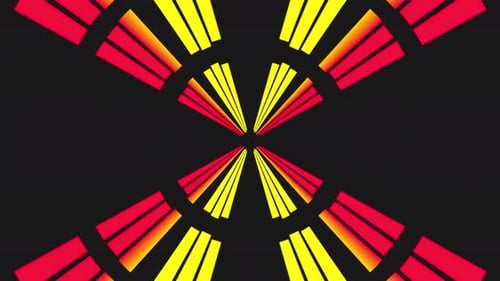 Dynamic Geometric Radial Burst Background Transition