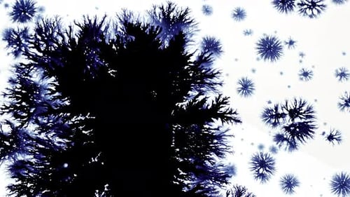 Goutte de peinture à l'encre étalée sur un fond de surface 11