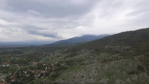 Mountain Landscape In The Evening