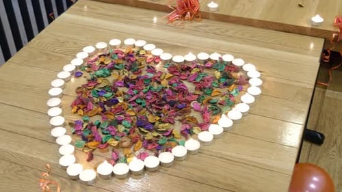 Shot of lighted candles used for prayers in memorial wedding funeral services in a religious church