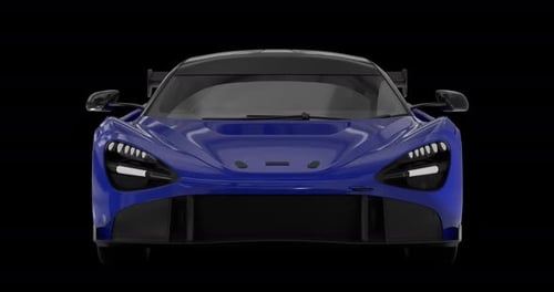 Rasendes Auto auf Alpha Loop