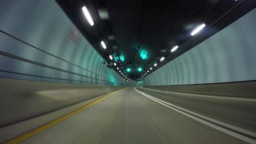 Driving in the Tunnel Asphalt