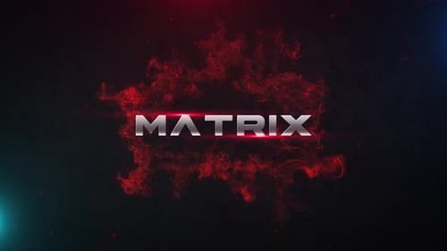Fiery Metallic Text Logo Reveal