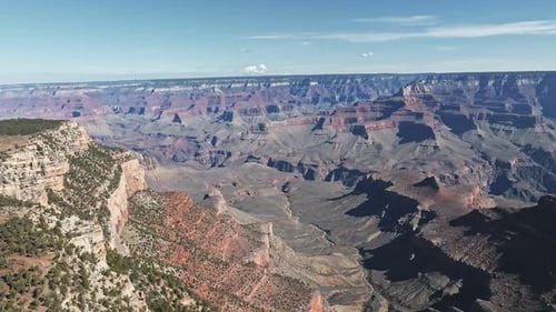 Cinematic Aerial Helicopter Footage of Grand Canyon National Park in Arizona