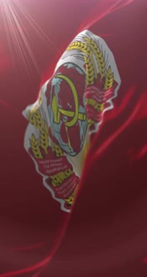 Alte Flagge der Sowjetunion