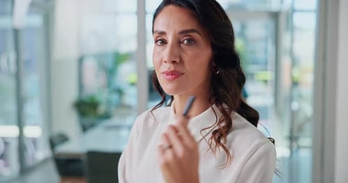 Mature, woman face and doctor confidence in hospital, healthcare professional