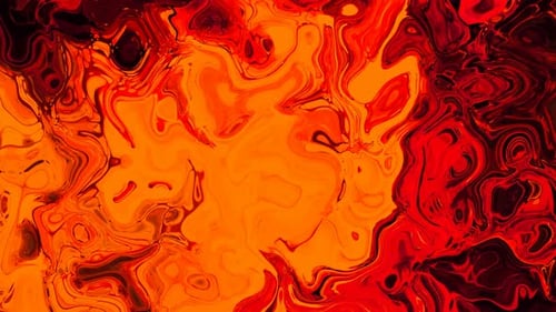 Dynamic Abstract Red Orange Fluid Background Animation