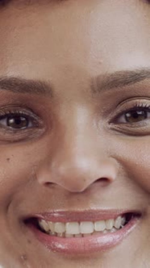 Close Up of Smiling Woman