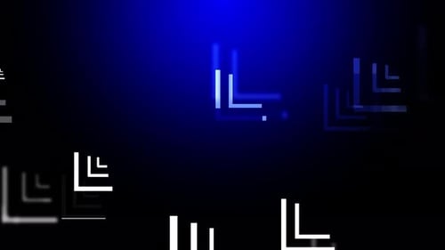 Technology Blue Background Loop