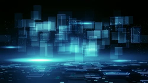 Abstract Technology geometric background