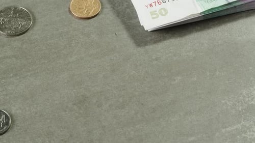 Detailed Close Up of 100 Yuan the Chinese currencyCNY A Big Wad of Money 100 Renminbi the Highest