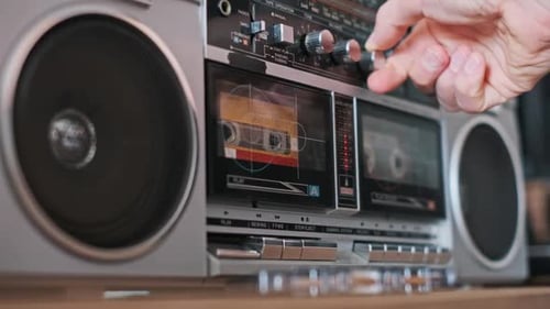 Pressing Play on Retro Boombox
